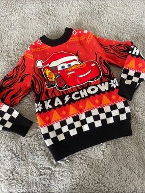 Cars Red Lightning McQueen Kids Sweater